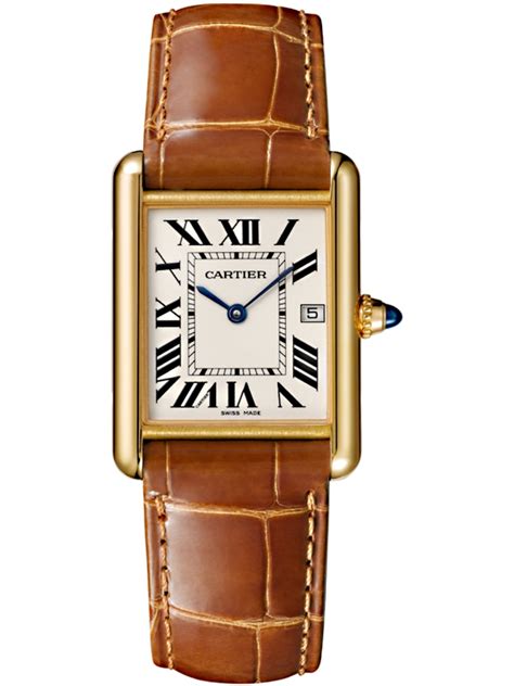 cartier 300 euro|cartier gold leather watch.